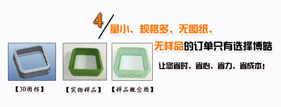 量小、規(guī)格多、無圖紙、無樣品的訂單只有選擇博皓。