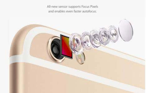 iPhone6s拍照、攝像性能均提升1200萬像素